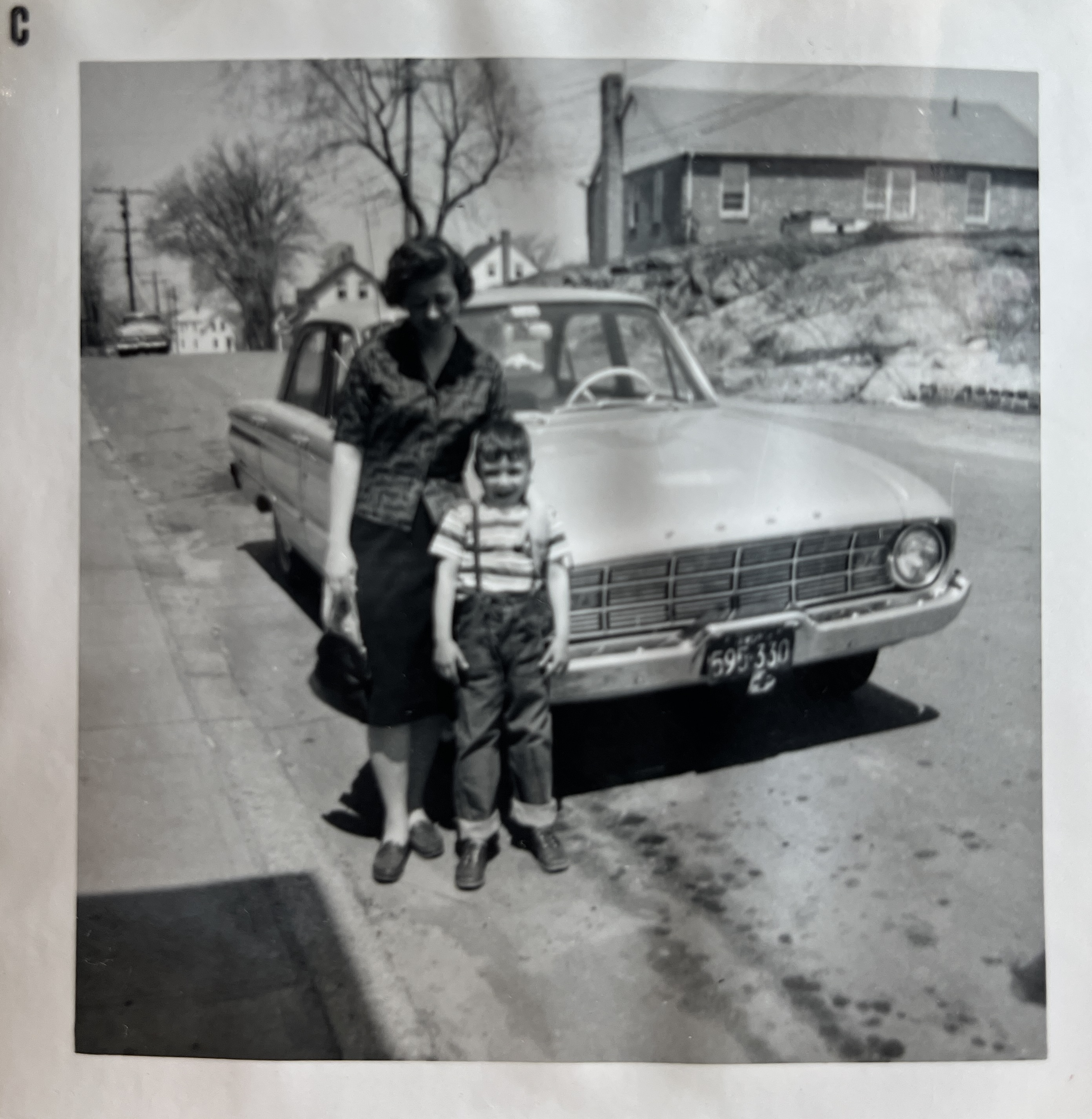 View from 8 Porter St with 10 Linden St in the background.