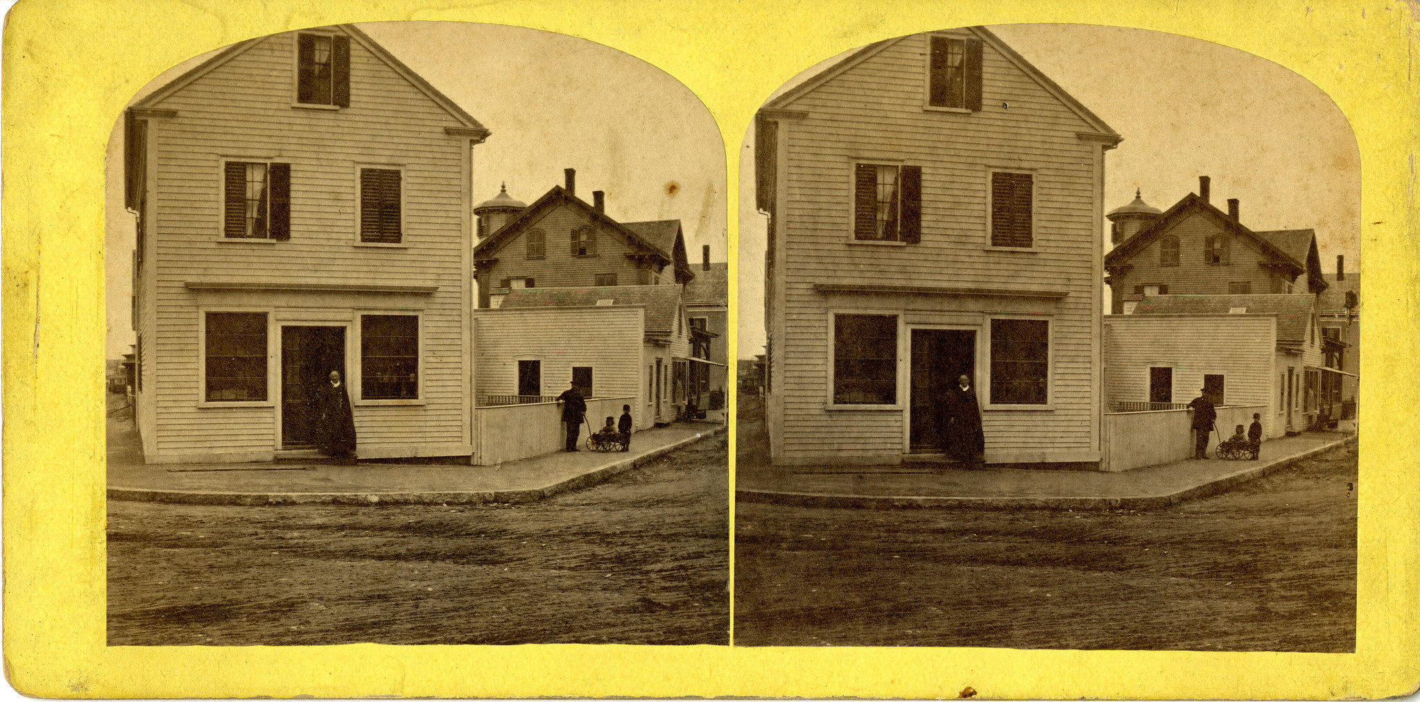 The corner of Webb and Pleasant St.